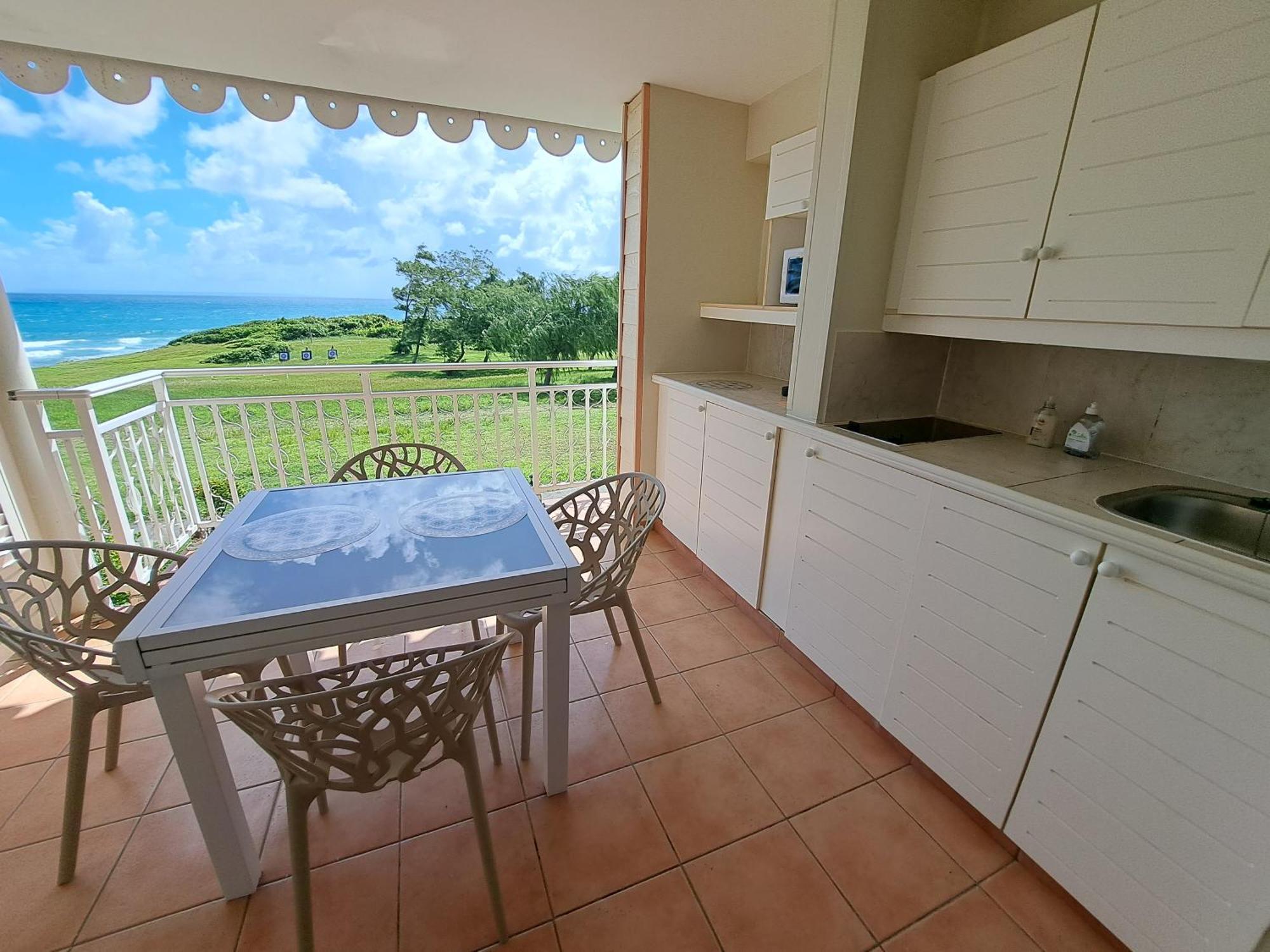 Grand Studio Vue Mer Exceptionnelle, Piscines, Plages. Sainte-Anne  Luaran gambar